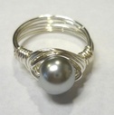 Grey (Glass) Pearl